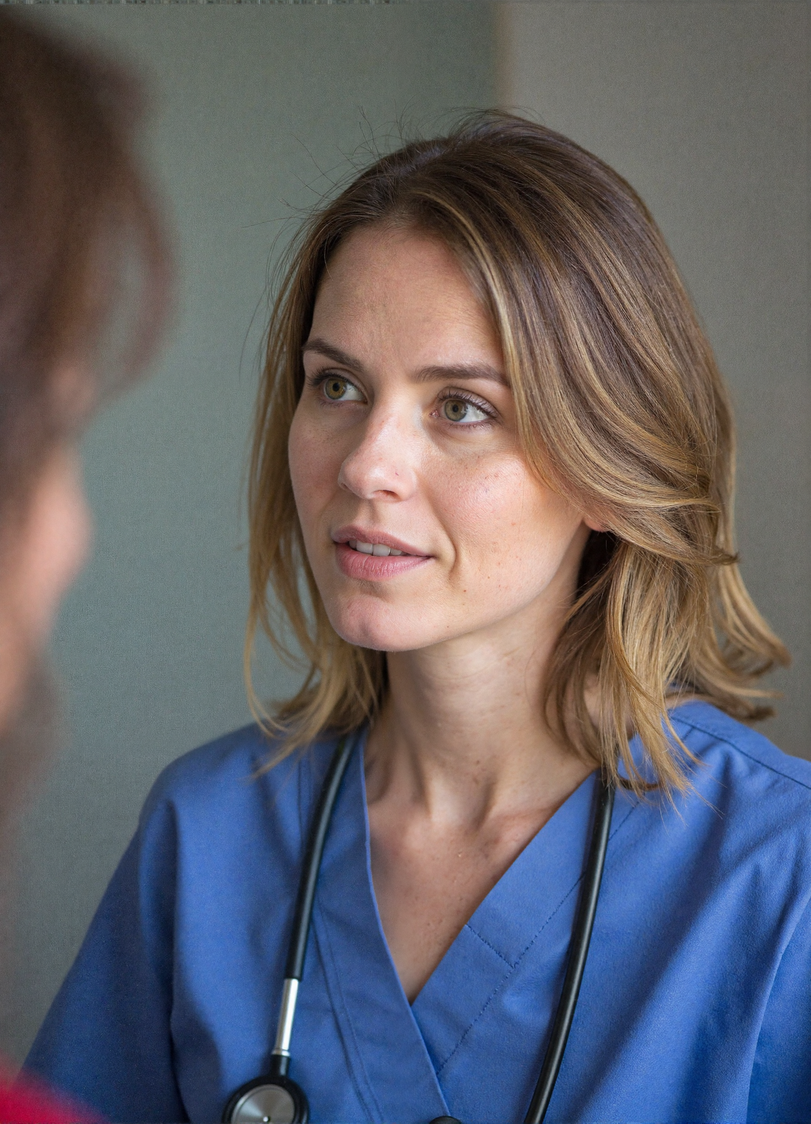 Female Clinician Using Syntry