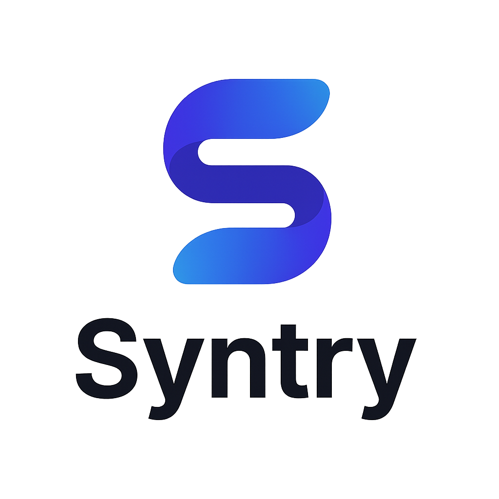 Syntry logo with text